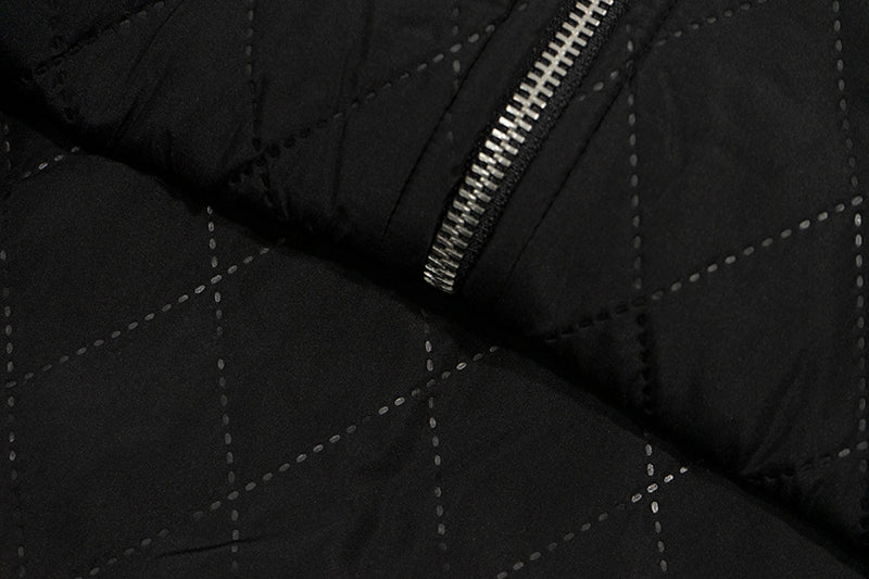 GRAF&WU Giraffe Brand Logo Wool Hooded Thicken Coat