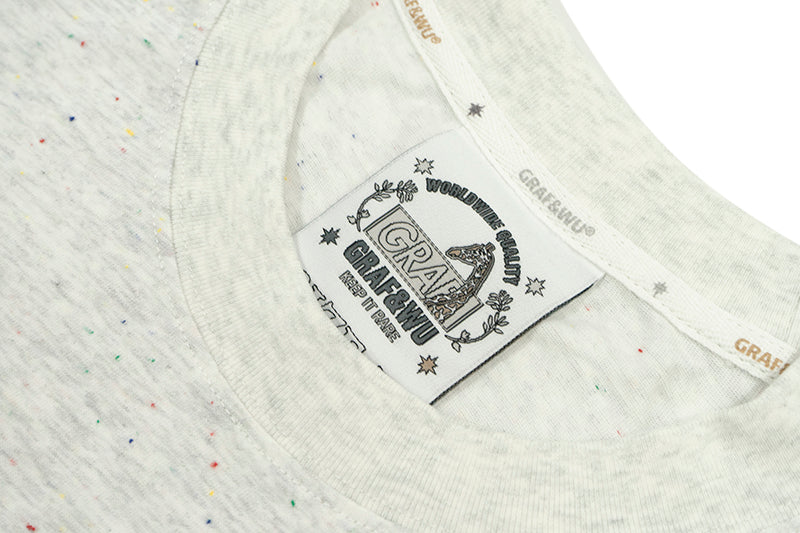 GRAFWU Colorful Dots Hustle Hard T-shirts