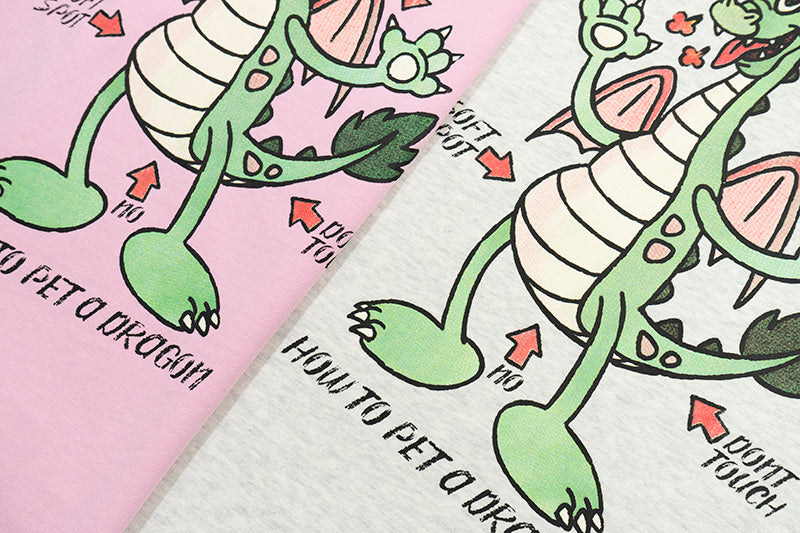 GRAF&WU Touch A Green Dragon Guide Fun T-Shirts