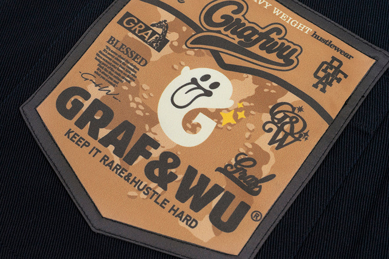 GRAF&WU G Cute Ghost Cargo Shorts