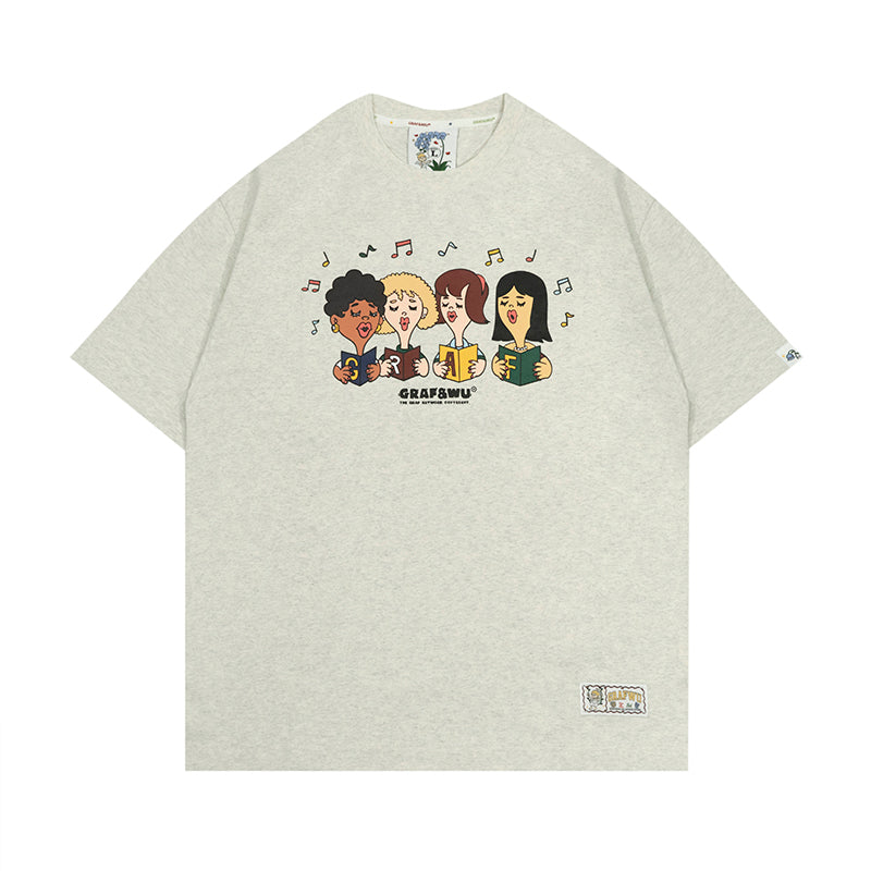 GRAF&WU World as One Family Choir Singing T-Shirt