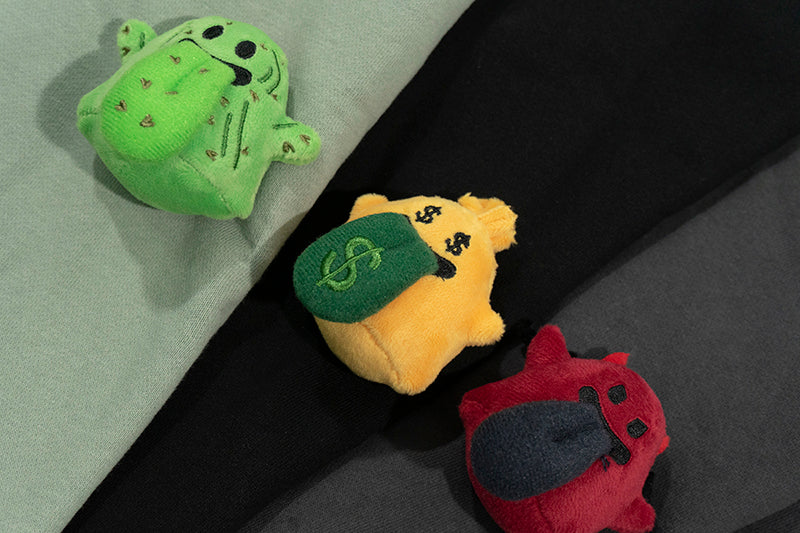 GRAF&WU BooGhost Doll Cute Ghost Character Fleece Hoodie