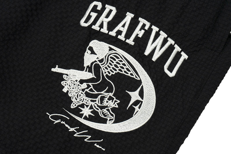 GRAF&WU Angel Embroidered Sport Trousers