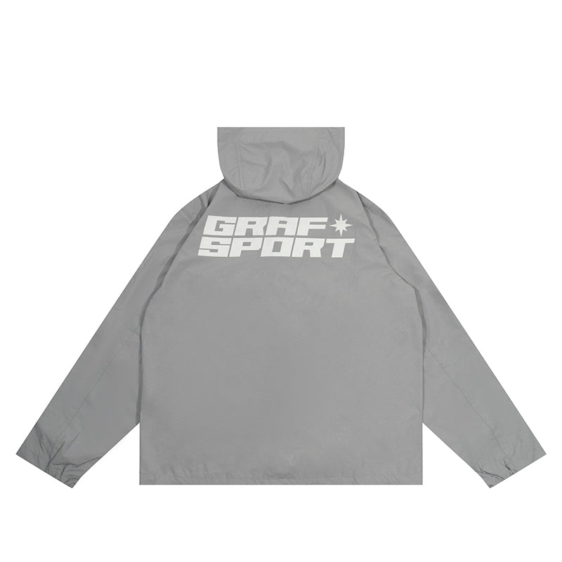 GRAF&WU SPORT Reflective print Lightweight Jacket