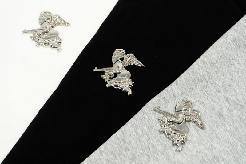 GRAF&WU AK47 Angel Giraffe Metal Label Hot Girl T-Shirts