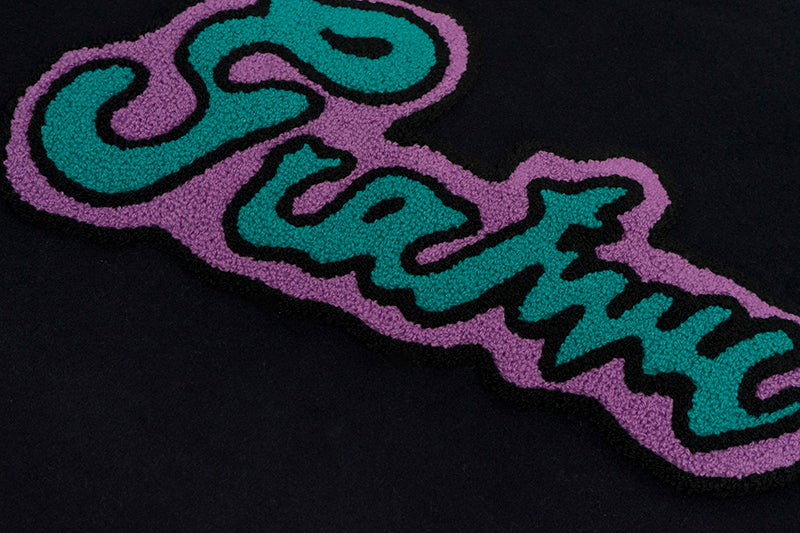 GRAF&WU Embroidered Angel Giraffe Thick Baseball Jacket