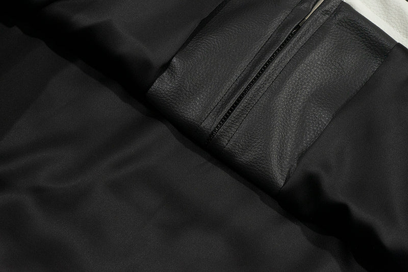 GRAF&WU Racing Gascar Series Retro Leather Jacket