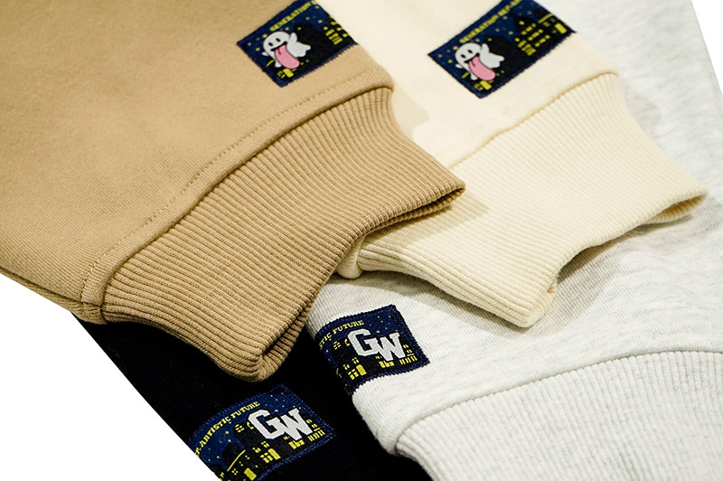 GRAF&WU BooGhost Original Loose-Fit Fleece Hoodie