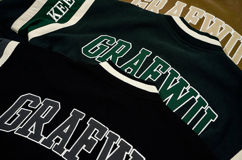 GRAF&WU Keep It Rare Hustle Hard Canvas Jacket Baseball Coat