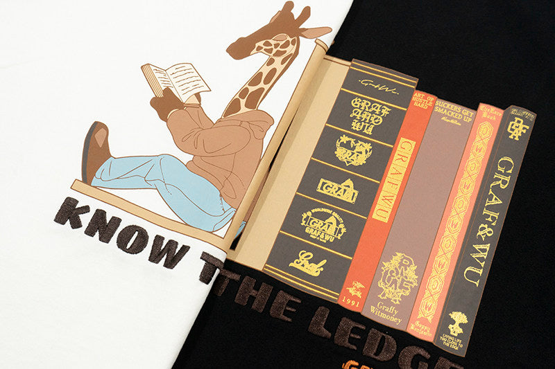 GRAF&WU EricB&Rakim Knowledge Giraffe Graphic T-Shirt