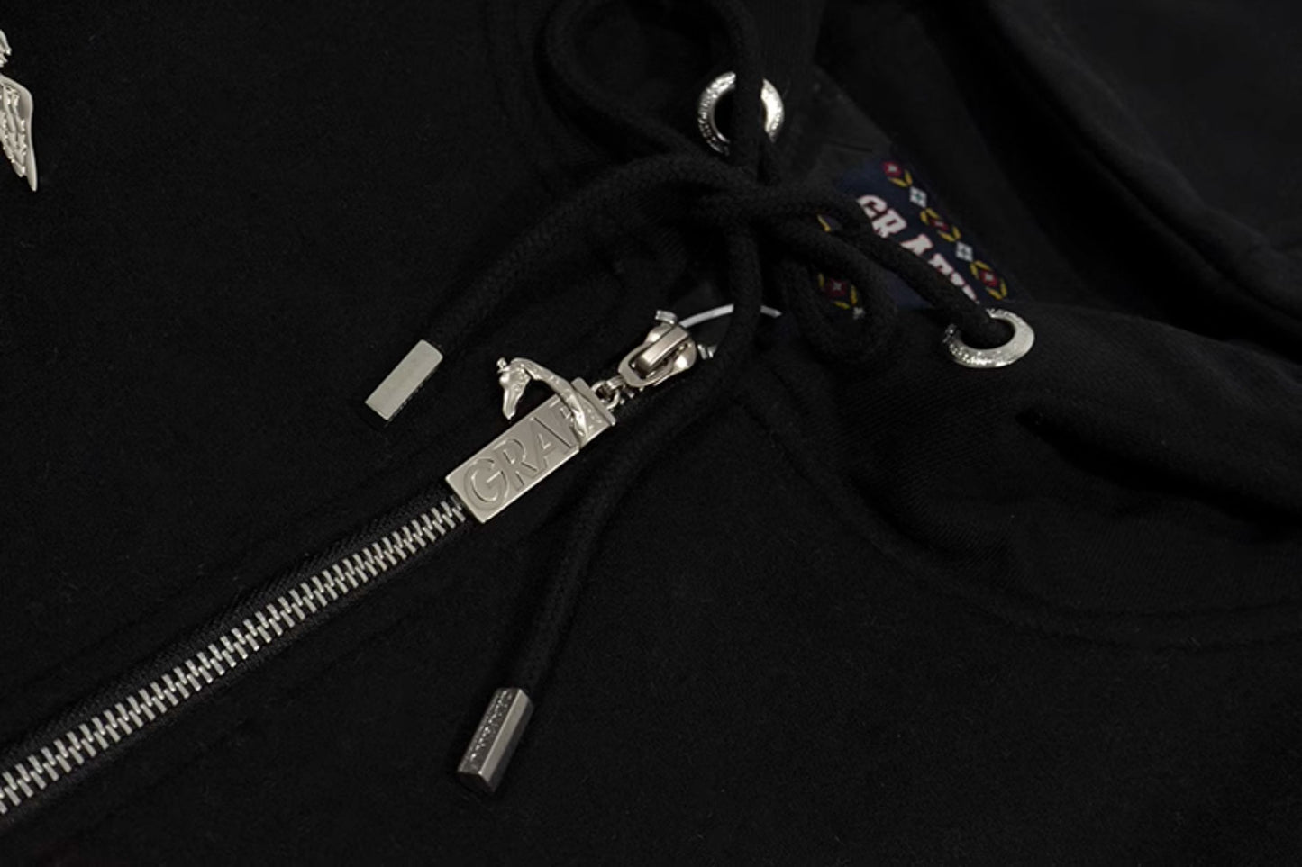 GRAF&WU Solid Wool Hooded Thickened Jacket