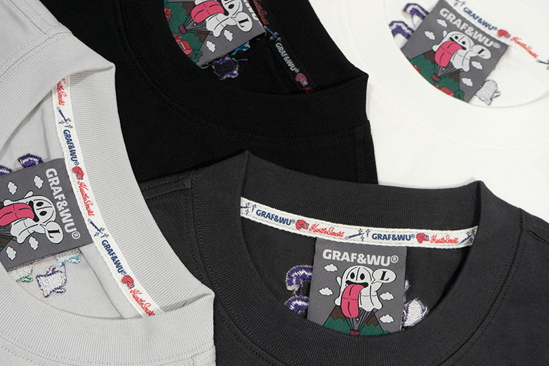 GRAF&WU【MBTI】16 personality types ENTJ ISTP Booghost print pure cotton short sleeves
