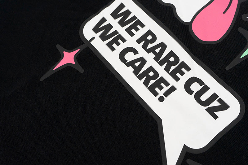 GRAFWU We Rare Cuz We Care T-Shirt