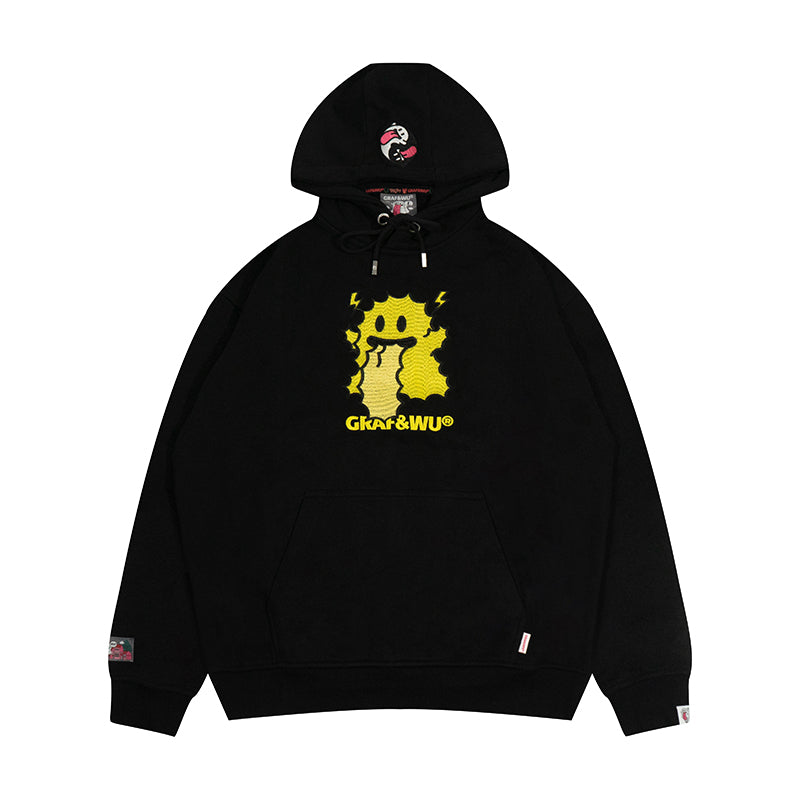 GRAF&WU Five Elements Origin Cute Ghost Embroidered Hoodie