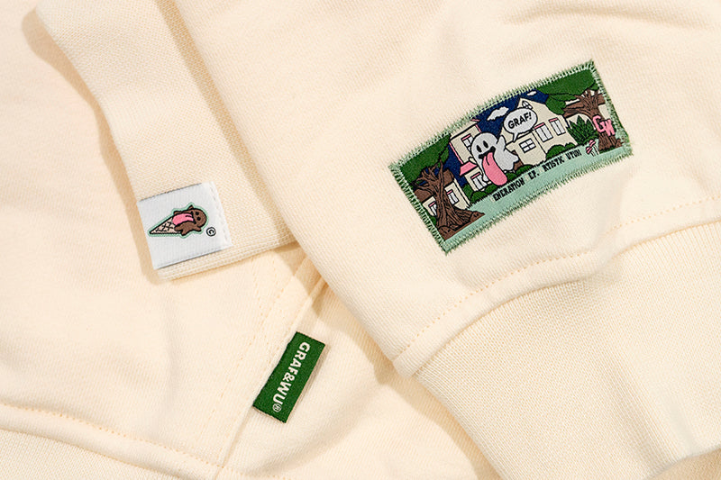 GRAF&WU 12 Flower shop Boo ghost Hoodie