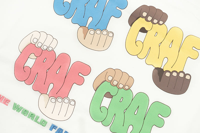 GRAFWU Cute Global Village Unity Theme T-Shirts