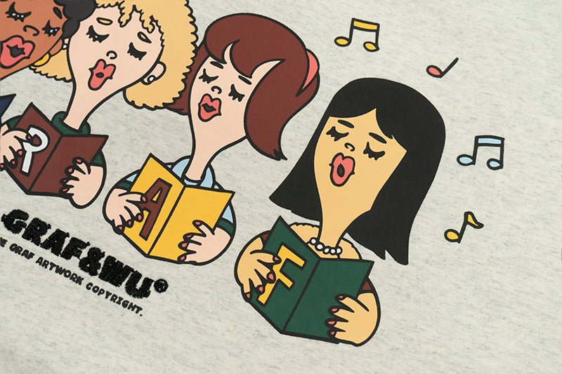 GRAF&WU World as One Family Choir Singing T-Shirt