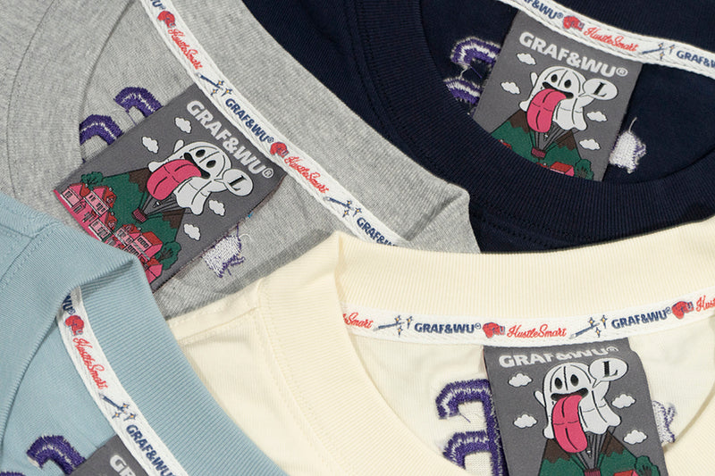 GRAF&WU【MBTI】16 personality types ENTJ ISTP Booghost print pure cotton short sleeves