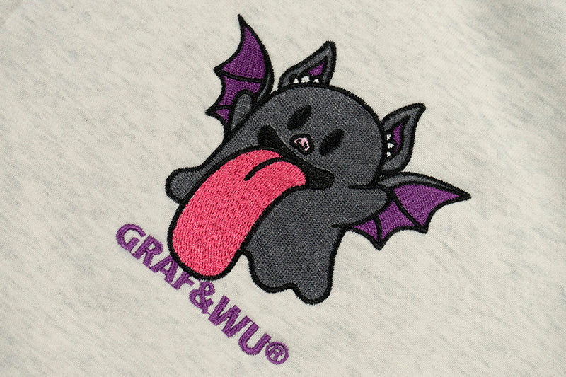 GRAFWU Halloween Black Cat Godzilla Ghost Unisex Sweatshirts