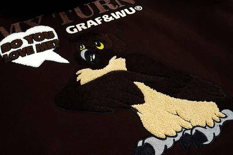 GRAF&WU MyTurn Hunting Series Duck Owl Fleece Hoodie