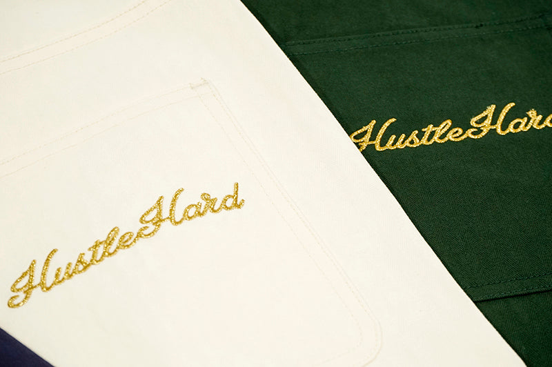 GRAF&WU Brand Letter Logo Embroidered Casual Pants