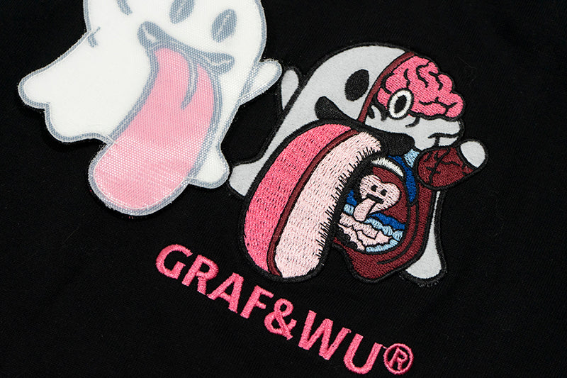 GRAFWU Magic Stickers Anatomy Ghost T-Shirts