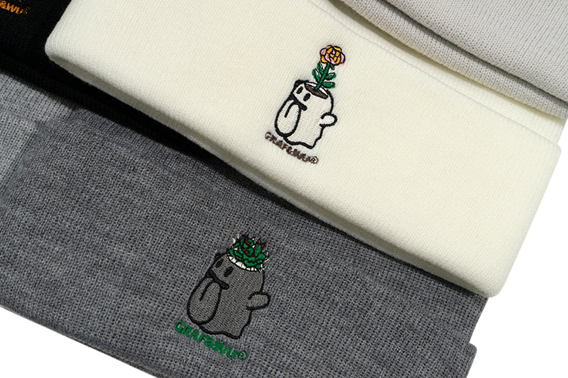 GRAF&WU FlowerShop BooGhost 2.0 floral knitted warm wool hat