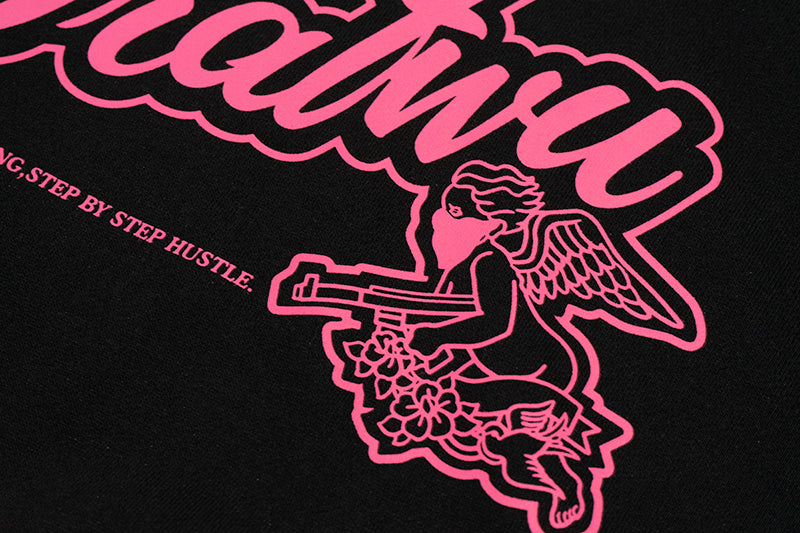 GRAF&WU AK Angel Letter Print Hoodies