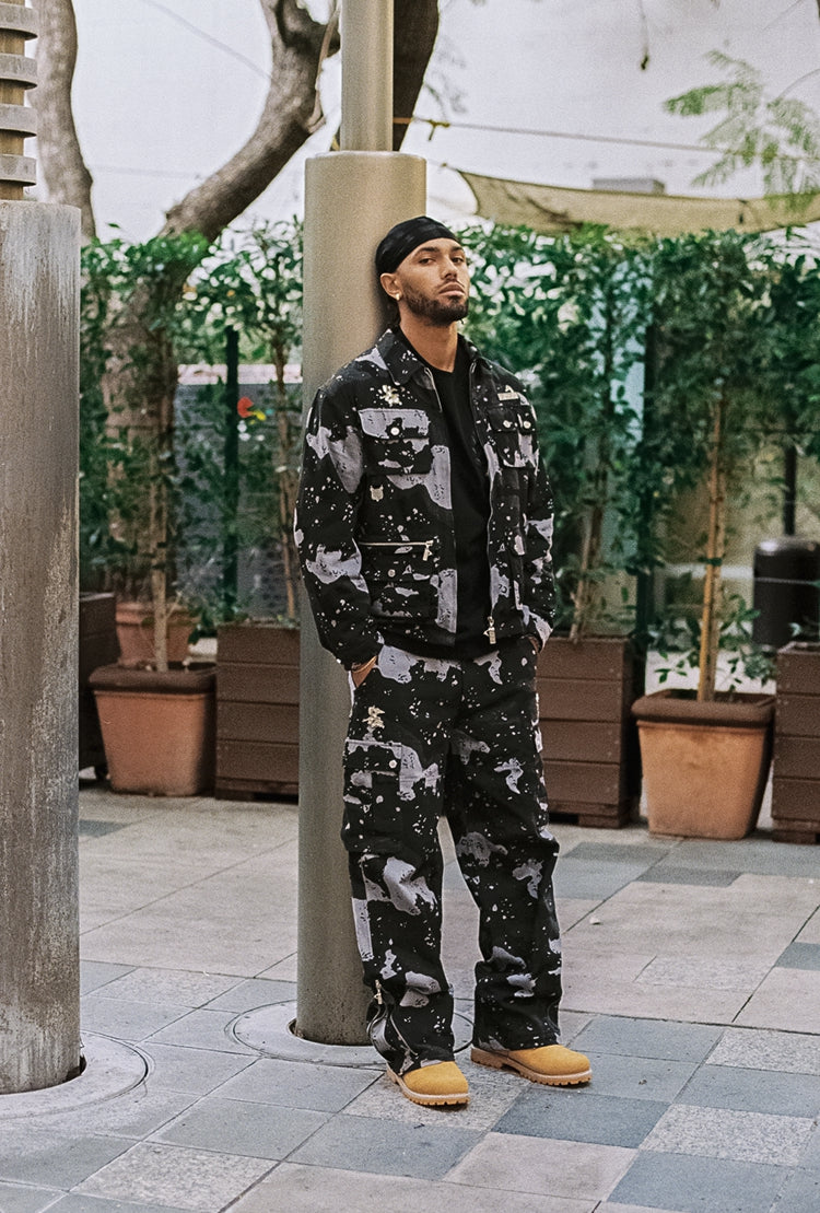 GRAF&WU Metal AK47 Angel Giraffe Camouflage Jacket