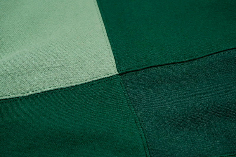 GRAF&WU Letters Embroidered Fashion Design Oversize Fleece Hoodie