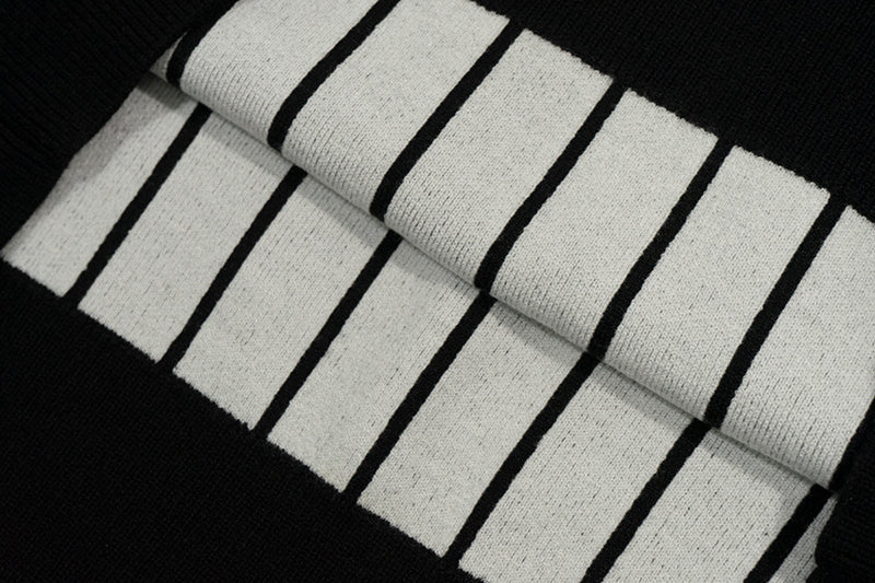 GRAF&WU Chenille Knitted Sleeveless Vest Sweater