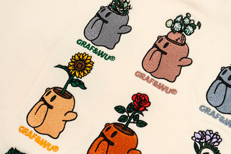 GRAF&WU 12 Flower shop Boo ghost Hoodie
