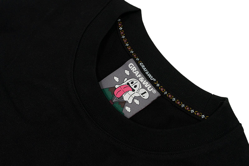 GRAF&WU T-shirts【World famous paintings】12 paintings of art Mona Lisa BooGhost embroidered short sleeves