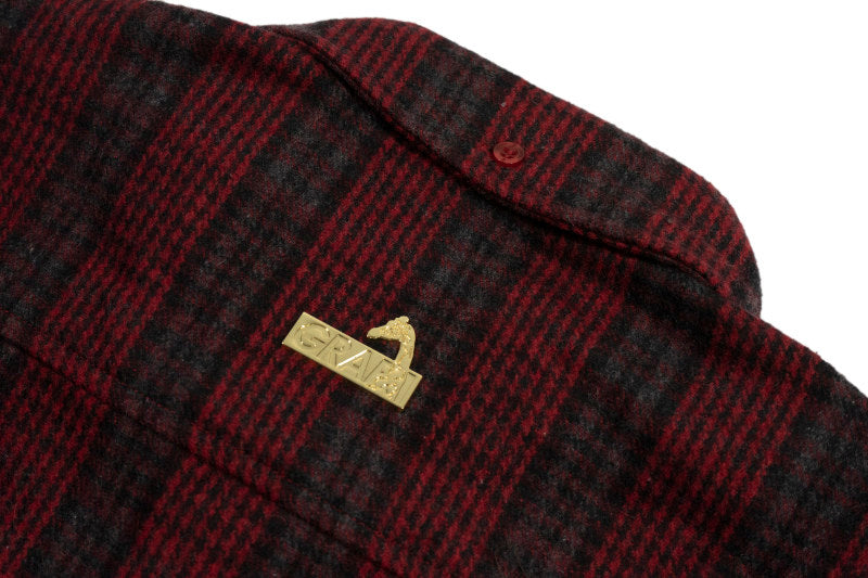 GRAF&WU LipSycn Streetwear Plaid West Coast Brushed Shirt
