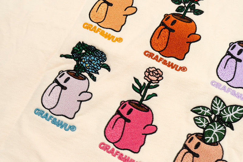 GRAF&WU 12 Flower shop Boo ghost Hoodie