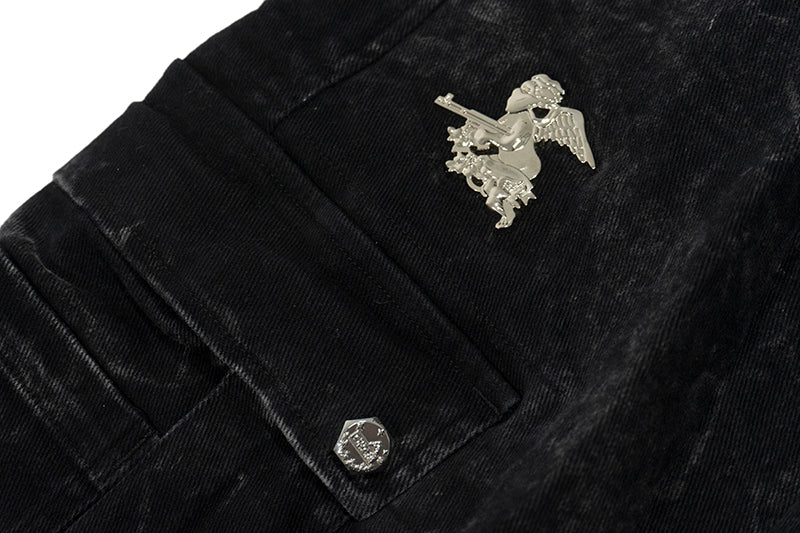 GRAF&WU Metal AK47 Angel Giraffe Cargo Pants