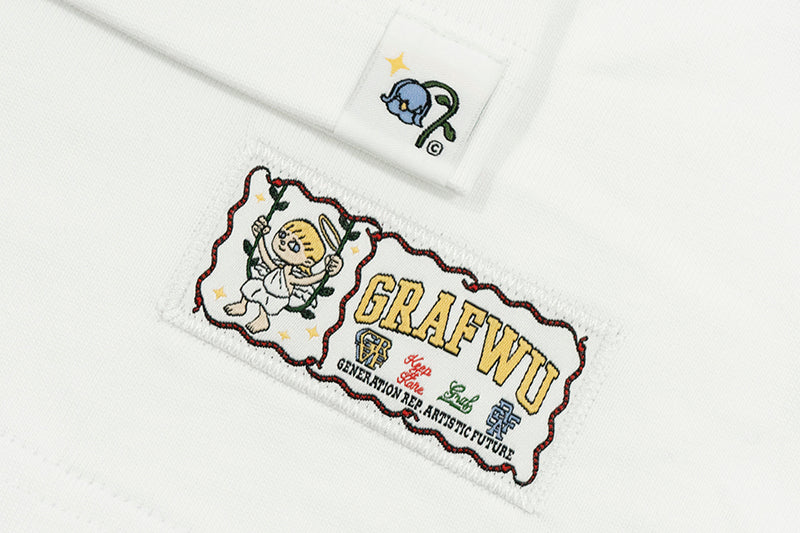 GRAFWU Less Medicine Healthy Embroidery T-Shirts