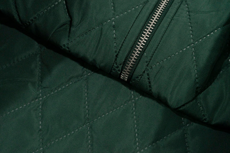 GRAF&WU Giraffe Brand Logo Wool Hooded Thicken Coat