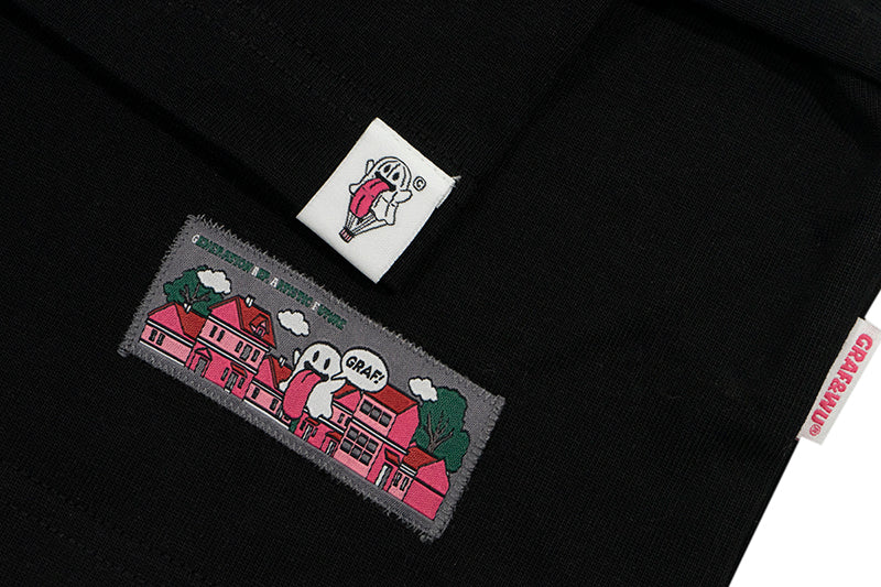 GRAF&WU T-shirts【World famous paintings】12 paintings of art Mona Lisa BooGhost embroidered short sleeves