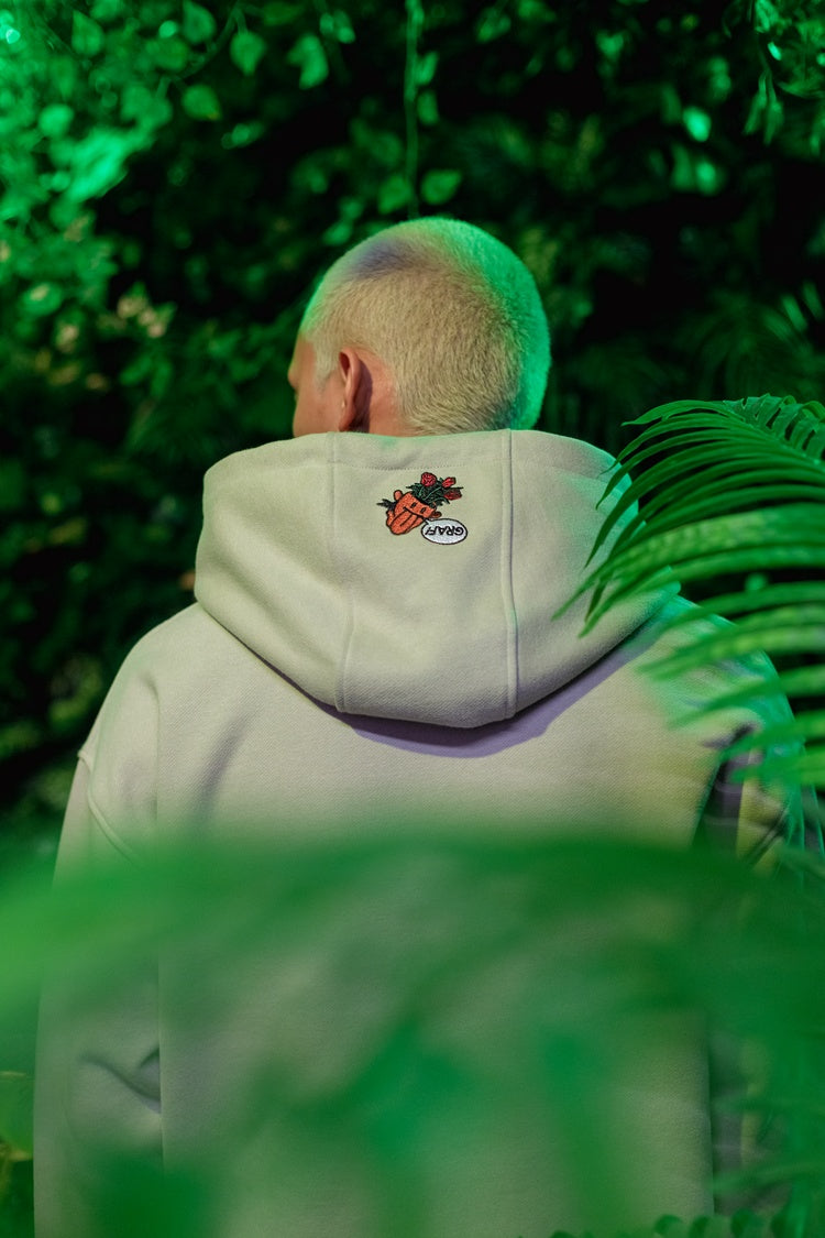 GRAF&WU FlowerShop BooGhost Cute Ghost 2.0 Floral Terry Hoodie