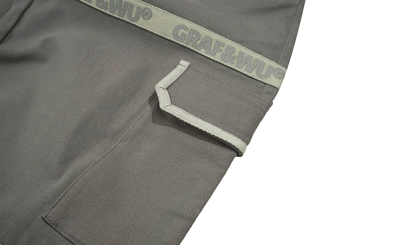 GRAFWU Retro Old School Canvas Trousers