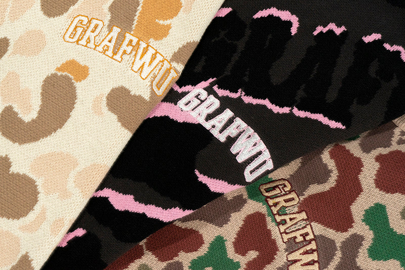 GRAF&WU Duck Hunting Multi-color Camouflage Knitted Sweater