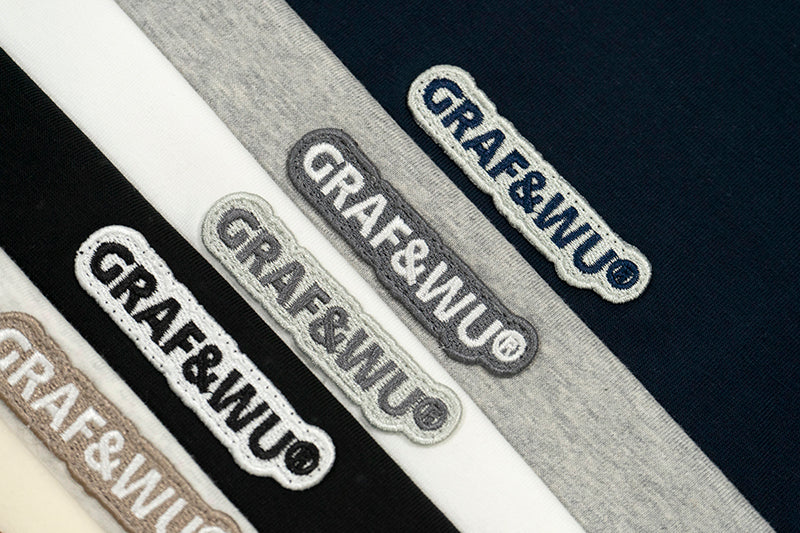 GRAF&WU Street Casual Solid T-Shirt