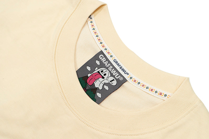 GRAF&WU T-shirts【World famous paintings】12 paintings of art Mona Lisa BooGhost embroidered short sleeves