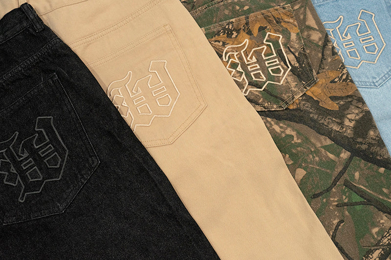 GRAF&WU Shorts Tree Branch Camouflage Ripped Pants Metal Copper Label Ak47 Angel Giraffe Lumberjack Shorts Casual Hip Hop Cargo Shorts