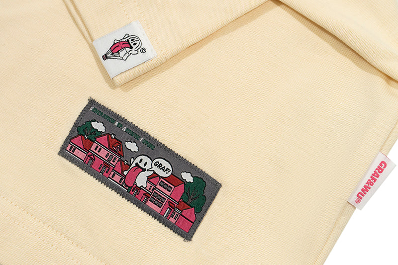 GRAF&WU T-shirts【World famous paintings】12 paintings of art Mona Lisa BooGhost embroidered short sleeves