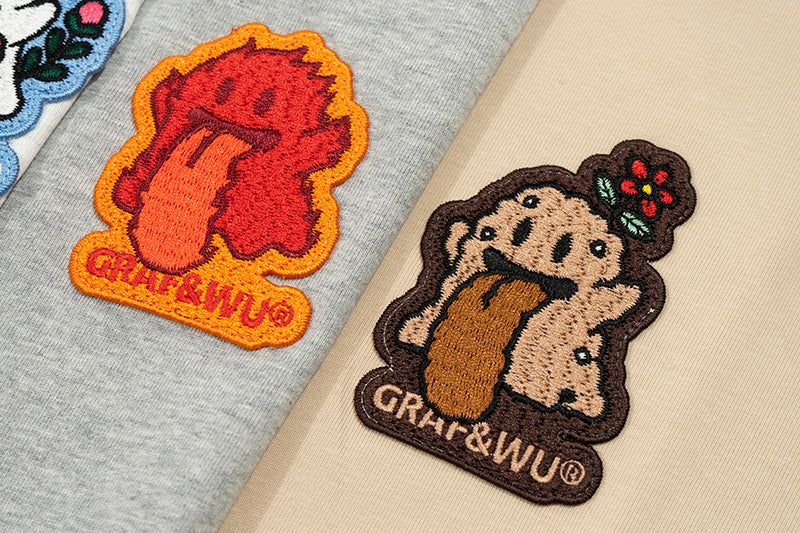GRAFWU Nature Element Water Fire And Earth Cute Ghost T-Shirt
