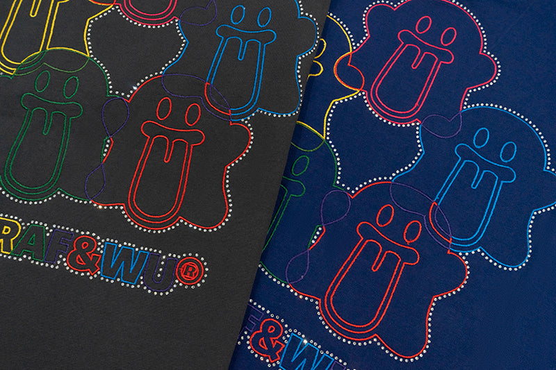 GRAFWU Five-Ring Olympic Cute Ghost T-Shirts