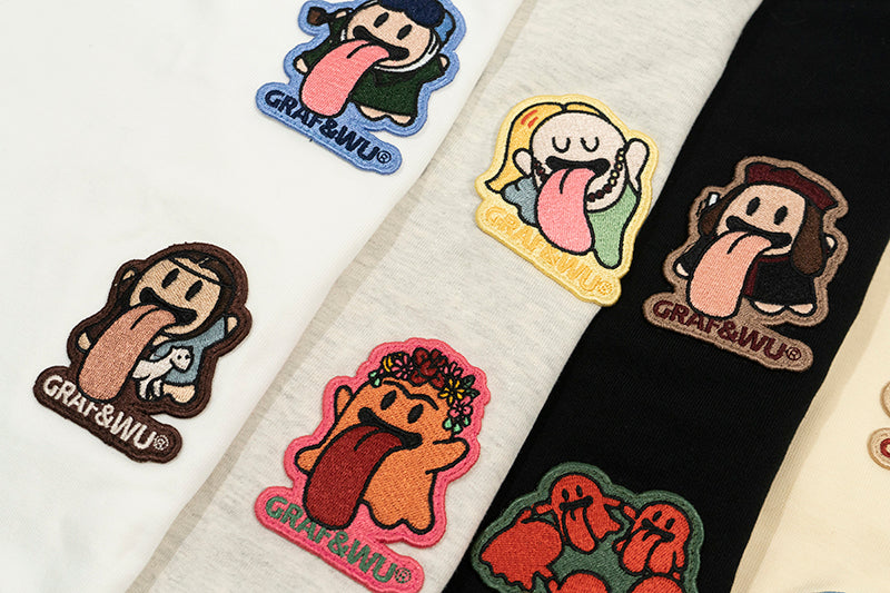 GRAF&WU 【World famous paintings】12 paintings of art Mona Lisa BooGhost embroidered short sleeves