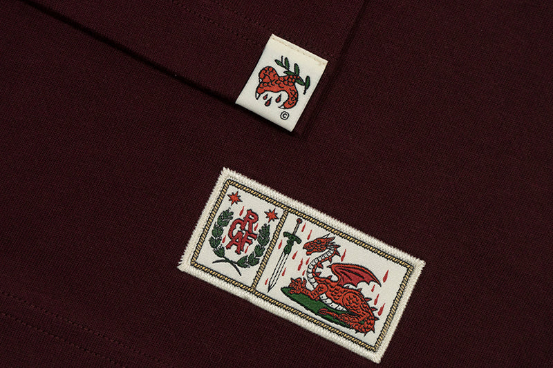 GRAF&WU T-Shirts Square Colorful Graf Letter Embroidery Small Logo Short Sleeves Classic Casual Short Sleeve Street Loose T-Shirt